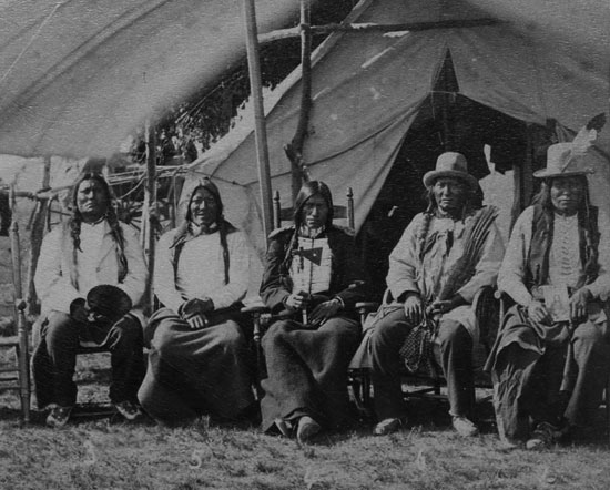 Siouxhödingar i Fort Buford 1881